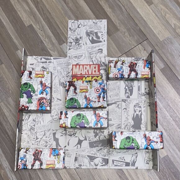 Marvel comics Spider-Man Captain America Thor Iron Man jewelry box trinket box - Picture 2 of 15